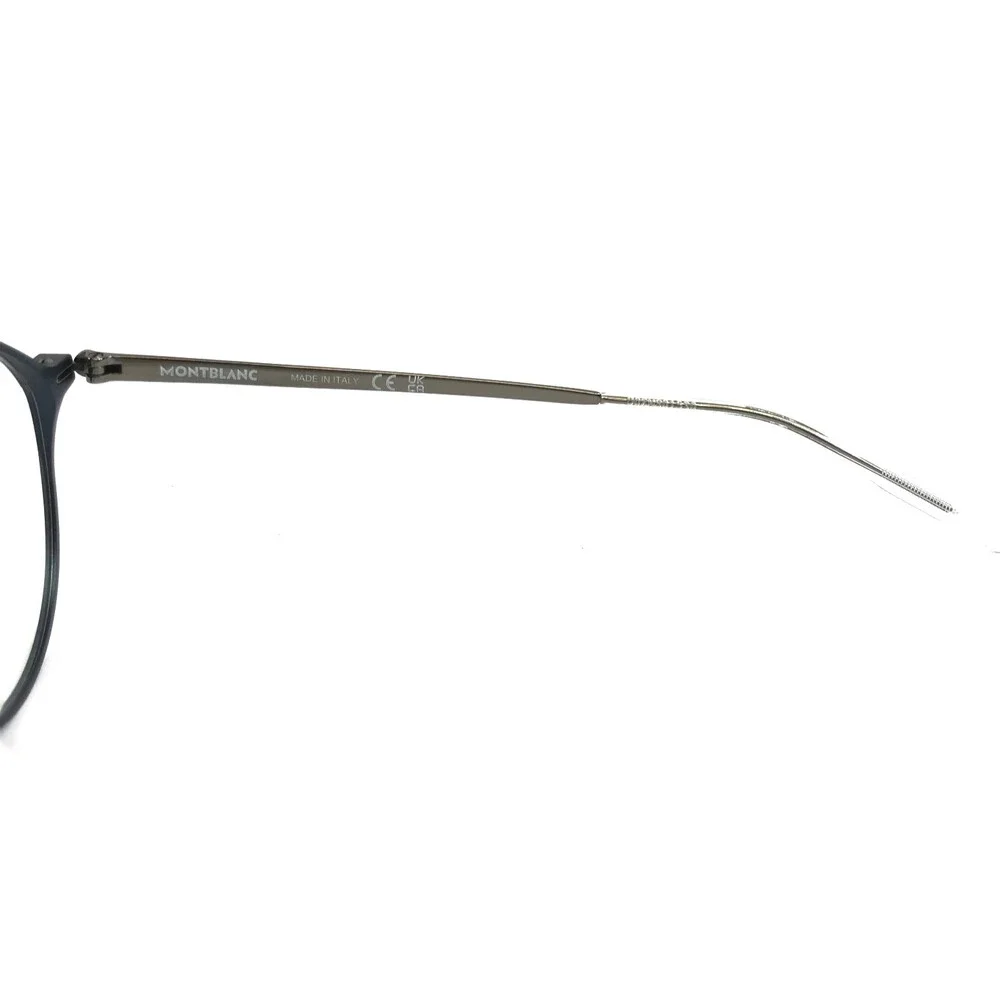 Montblanc Eyeglasses Frames MB0233O 003 Matte Dark Blue Ruthenium 50-22-145
